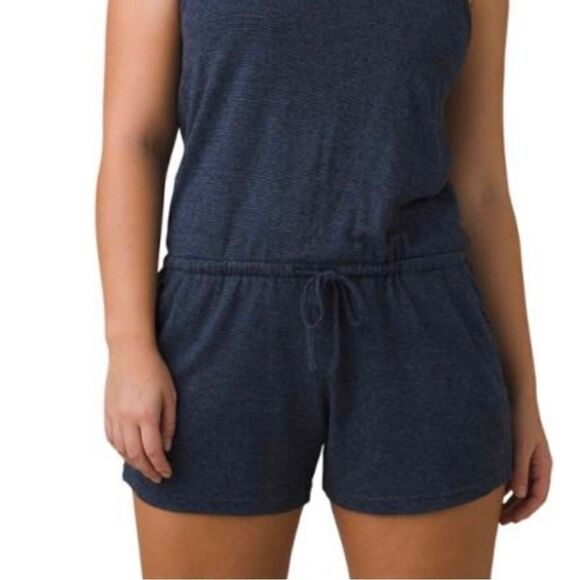 Blue Sylvie Romper Everyday Essential by prAta - Picture 1 of 11